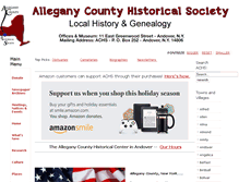 Tablet Screenshot of alleganyhistory.org
